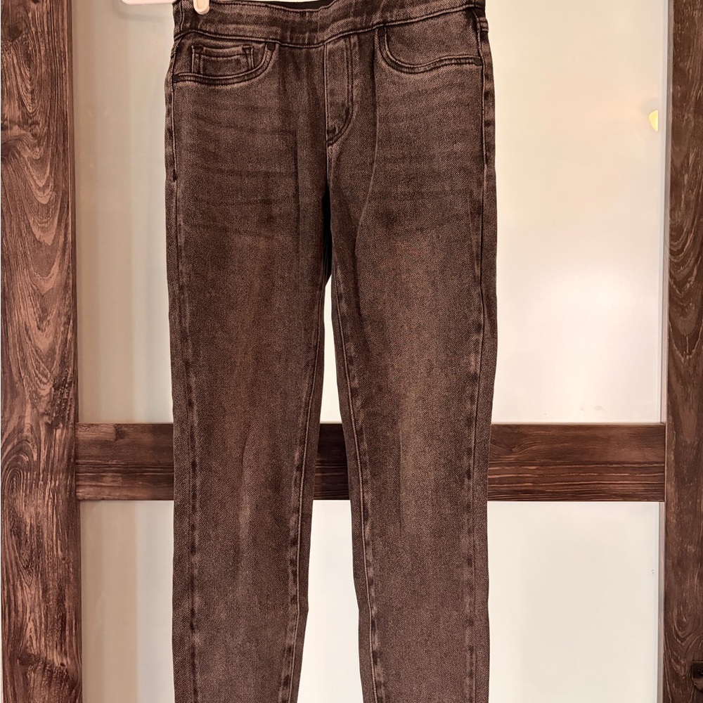 Tribal Women's Dark Brown Skinny Jeans